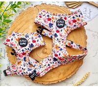 Little Enchanted Meadows Floral Dog Harness. Pet Pooch Boutique - Extra Small to Large (ideal for small dogs) (large)