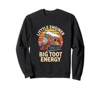Little Engineer Big Toot Energy Kids Train Sweatshirt