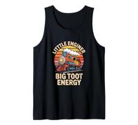 Little Engineer Big Toot Energy Kids Train Tank Top