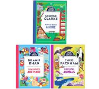 Little Experts Series Collection 3 Books Set By George Clarke & Dr Amir Khan & Chris Packham (How to Build a Home, How Families Are Made & Superhero Animals)
