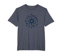Little Explorer Adventure Compass Nursery Wall T-Shirt, Men's Big and Tall, Heather Blue, 5X Tall