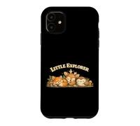 Little Explorer Fox Deer Owl Mushroom Forest Friends Case for iPhone 11