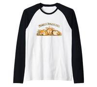 Little Explorer Fox Deer Owl Mushroom Forest Friends Raglan Baseball Tee