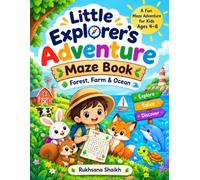 Little Explorer's Adventure Maze Book: Farm, Forest & Ocean