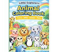 Little Explorers: Animal Coloring Book