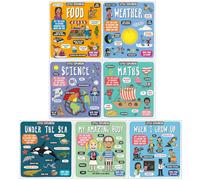 Little Explorers Series 7 Books Collection Set (Food, Weather, Science, Maths, Under the Sea, My Amazing Body & When I Grow Up)