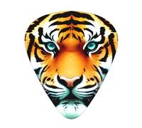 Little fat tiger head 12 guitar picks per pack, available in 3 different thicknesses, suitable for electric guitars, ukuleles, etc.