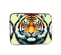 Little fat tiger head 13 inch Print Laptop Case, Business/Office Commuter Laptop Case