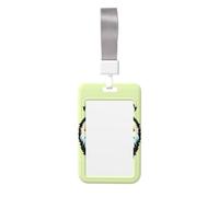 Little Fat Tiger Head Card Badge Holder. Durable Abs Material, Clear Id Display, Suitable for Office, Event, Meeting, Easy Identification.