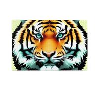 Little fat tiger head Horizontal Wooden Jigsaw Puzzle 1000 Pieces Relax and Improve Hands on Skills and Concentration