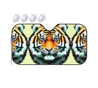 Little Fat Tiger Head It is a car Windshield Sun Visor, which Does not take up Too Much Space and Protects The Environment Inside The car.