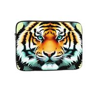 Little fat tiger head Laptop Bag Convenient Shockproof 13 inch Stylish Print for Business Travel Work and Office