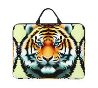 Little Fat Tiger Head Laptop Sleeve Case 14 Inch Laptop Sleeve Computer Carrying Bag Applies To 14" Notebooks