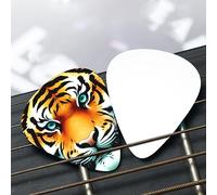 Little fat tiger head Patterned guitar pick set - (thin/medium/thick), widely compatible with all kinds of stringed instruments,