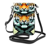 Little fat tiger head Small Cell Phone Purse Women's small crossbody bag with adjustable shoulder strap