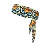Little Fat Tiger Head Sports Head Tie. Comfortable, Breathable, Fashionable, Unisex, Suitable for Running, Yoga, Fitness and Other Sports.