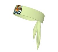 Little Fat Tiger Head Sports Head Tie. Comfortable, Breathable, Fashionable, Unisex, Suitable for Running, Yoga, Fitness and Other Sports.
