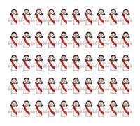 Little Figures, 50 Pcs Mini Loves You Figurines in Bulk, Tiny Christ Sch For Easter Statues Egg Sunday Stuffers,