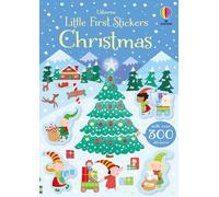 Little First Stickers Christmas by Kirsteen Robson (English) Paperback Book