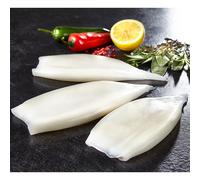 Little Fisher Frozen Raw Squid Tubes - 1x600g
