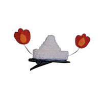 Little Flame Hat Hair Clip For Halloween Festival Side Clip Women Girl Hair Barrettes Holiday Celebrating Hair Accessory