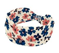 Little Flower Pattern Wide Headbands for Women, Yoga Workout Sweat Headbands, Elastic No Slip Hair Bands, Twisted Knot Headwraps