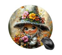 Little Flower Witch Mouse Pad Desk Mat,Mousepad
