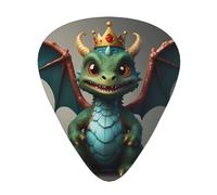 little flying dragon Patterned Guitar Picks - 12-Piece Set with 3 Different Thicknesses, Suitable for Electric and Acoustic Guitars