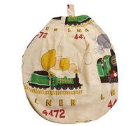 Little Flying Scotsman Bean Bag Cover, Novelty Kids Train, Cream Red Green Yellow LNER 4472