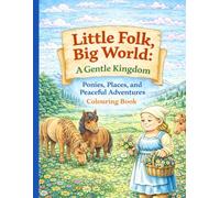 Little Folks, Big World: A Gentle Kingdom: Ponies, Places, and Peaceful Adventures Colouring Book