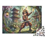 Little Forest Samurai 1000 Piece Jigsaw Puzzle,Impossible Challenge,Educational Toy,Adults & Kids 14+,Home Wall Decor,Gift Idea,Premium Cardboard,Stress Relief 70x50cm