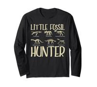 Little Fossil Hunter Kids Children Funny Fossil Hunting Long Sleeve T-Shirt