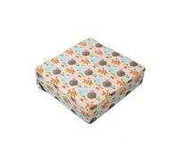 (Little Fox (seat cushion), 32*32*8) Breathable heightened seat cushion for children's seat baby thickened heightened butt pad for primary school students to eat and study st...