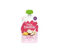 Little Freddie Organic Good for Brains Coconut & Tropical Fruits Baby Food Pouch with Omega 3 6+ months 100g