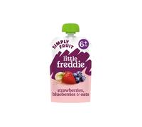 Little Freddie Organic Strawberries Blueberries & Oats Baby Food Pouch 6+ months 100g