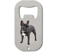Little French Bulldog Cute Dog Stainless Steel Bottle Opener Silver One Size
