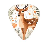 Little Fresh Deer Guitar picks in thin, medium, and thick sizes, 12-piece set, suitable for electric guitar and various instruments