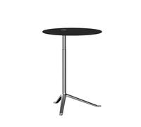 Little Friend KS11 Side Table Adjustable Height Black/Polished Aluminum