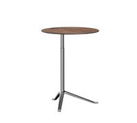 Little Friend KS11 Side Table Adjustable Height Walnut/Polished Aluminum