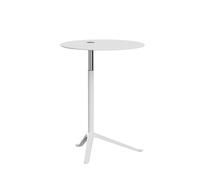 Little Friend KS11 Side Table Adjustable Height White/ Powder Coated Aluminum