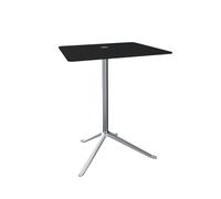 Little Friend KS13 Side Table Adjustable Height Black/Polished Aluminum