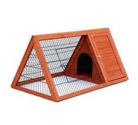 Outdoor Rabbit Run | Apex Roof Guinea Pig Exercise Enclosure | Wooden Small Animal Play Area | Medium - 110 x 62 x 52 cm