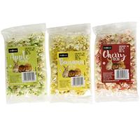 Little Friends Banana/Cherry/Apple Assorted Animal Popcorn, Small, Pack of 3