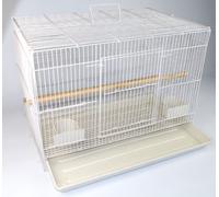 Little Friends Budgie Breeder Cages - Pack of 4 Sealey Wire Cages | Stackable Bird Breeding Cages for Budgies, Finches & Canaries