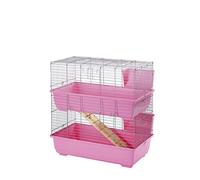 Little Friends Double Tier Rabbit Cage, 80 cm, Pink