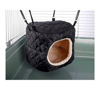 Little Friends Huge Rodent-Hive Rat Ferret Toy, Quilted Black - Large Cage Toy for Ferrets, Rats & Small Pets (TK503323)