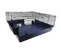 Little Friends Indoor Square Cage Rabbit/Guinea Pig, Multi