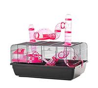 Little Friends Landmark Animal Cage with Accessories, Small, 58 x 38 x 29 cm, Pink