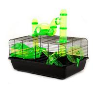 Little Friends Landmark Animal Cage with Accessories, Small, 58 x 38 x 29 cm, Green