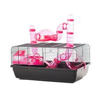 Little Friends Landmark Pink Hamster Mouse Cage Blue / Pink With Accessories